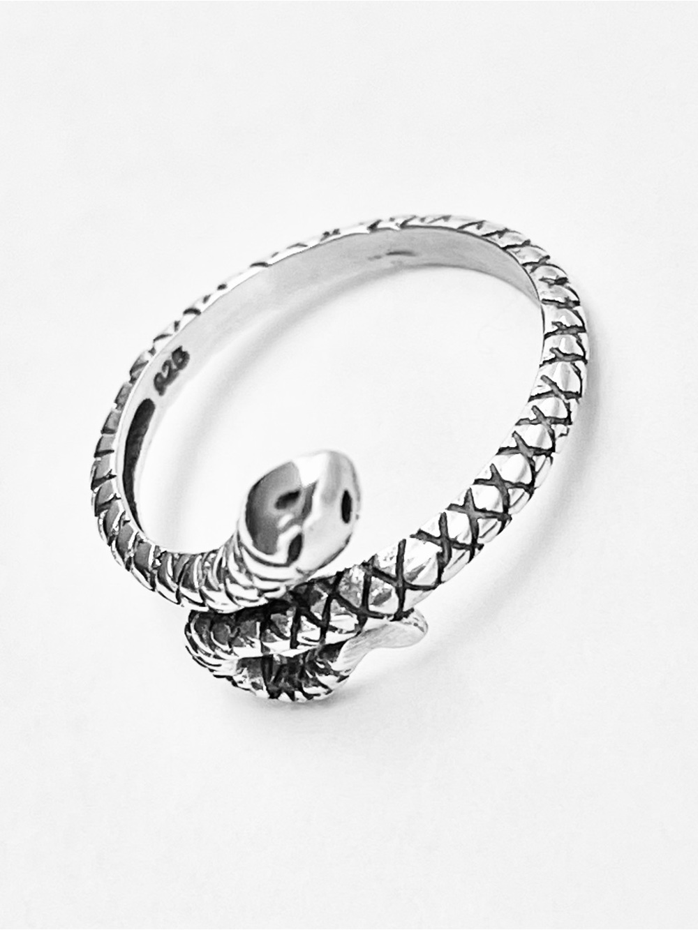 🐍TOP SELLER 🐍 Sterling Silver Snake Ring, Reptile Animal Silver Rings, Snakes - Picture 13 of 13